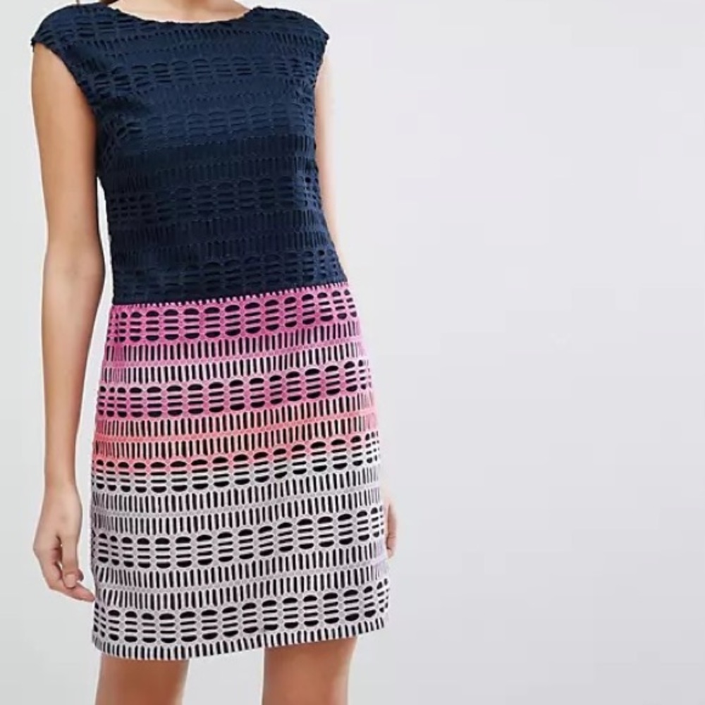 Ted Baker Dahil Marina Mosaic Lace Tunic Dress US Size 0-2